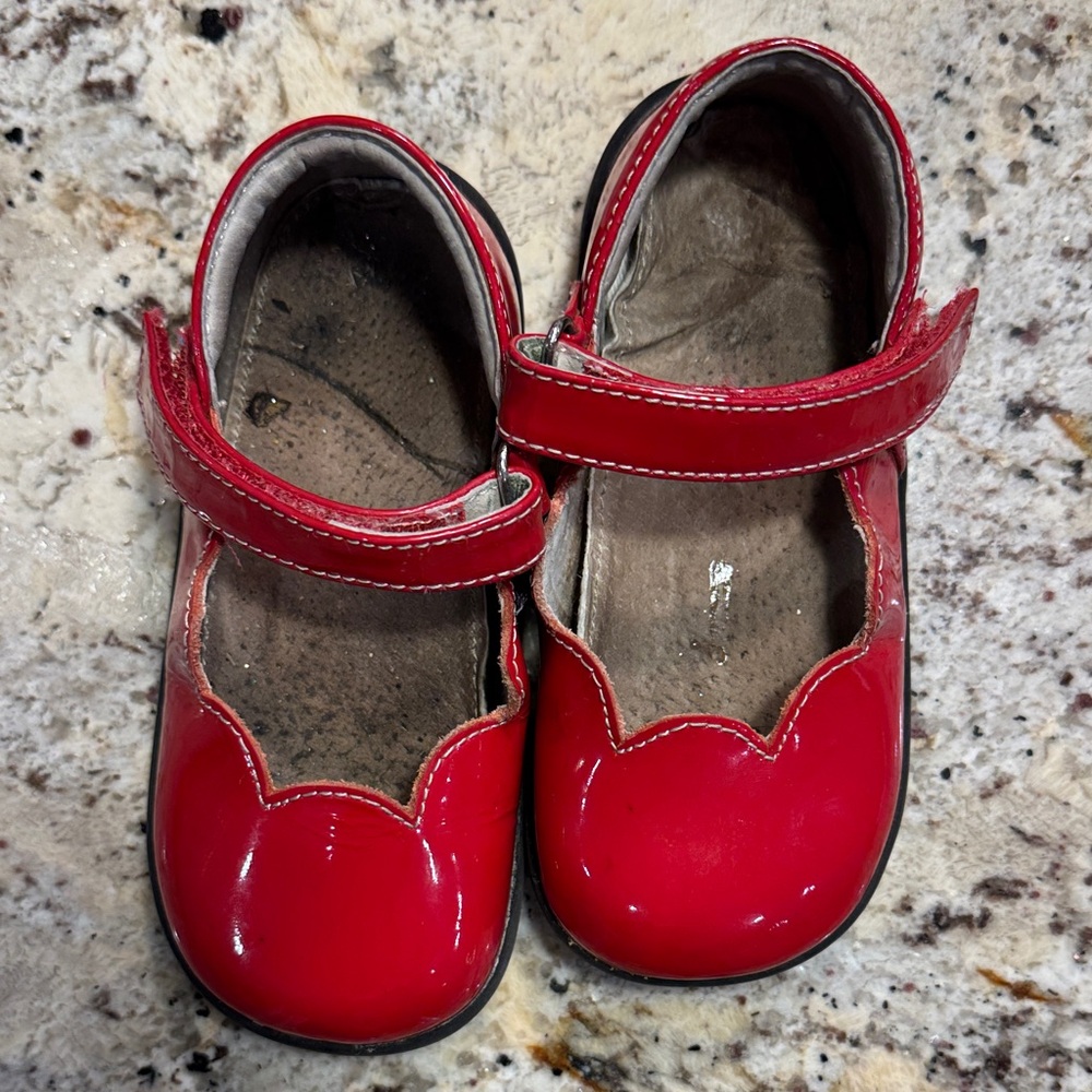 See Kai Run Red Kids Dress Shoe with Strap